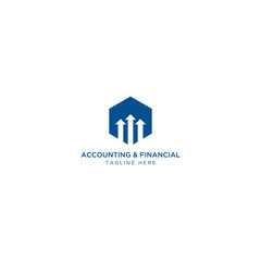 Financial and Accounting  Logo Template, Growth, economy, business, finance