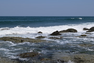 Fototapeta premium 庄内浜の荒波 日本海