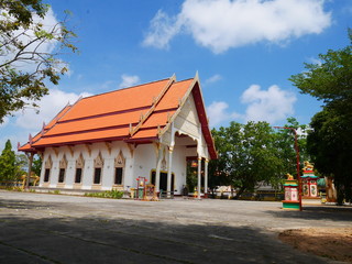 The church of the temple on a clear day