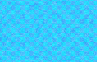 背景素材：水色の和紙と和柄