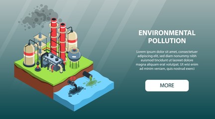 Environmental Pollution Factory Banner