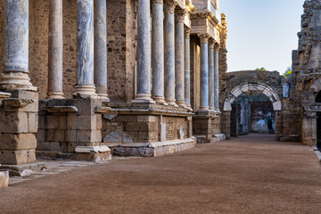 Roman Amphitheatre in Merida, Augusta Emerita in Extremadura, Spain