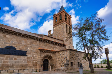 Fototapeta na wymiar The Basilica of Santa Eulalia in Merida, Extremadura, Spain