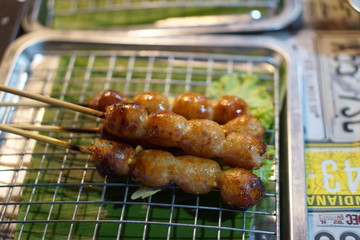 chicken on the grill