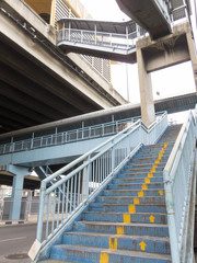 Bridge over the road.