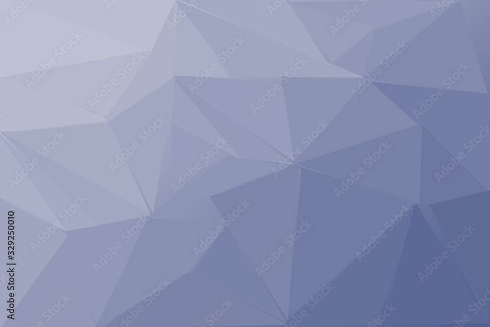 Poster abstract triangle on gradient blue color for background.