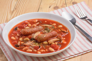 トマトと大豆のスープ
