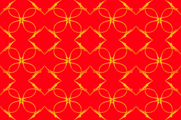 Seamless pattern design with floral background elements, beautiful ornaments