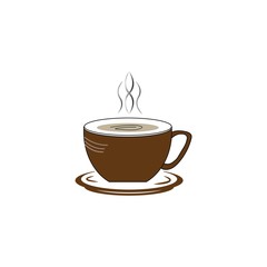 Coffee cup Logo icon design