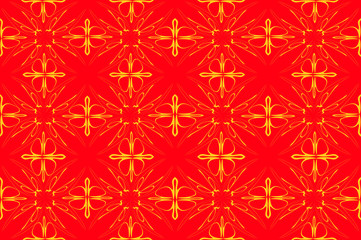 Seamless pattern design with floral background elements, beautiful ornaments