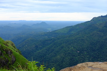mountain little Adam's peak in Sri Lanka