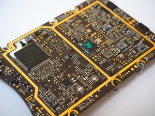 electronic circuit board with processor
