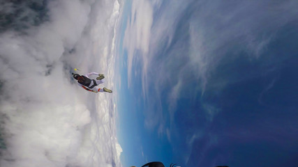 Temptation. Skydiving is for special people. Extreme sports are chosen by brave people.