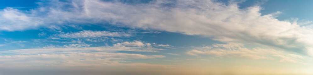 Fantastic clouds at sunrise