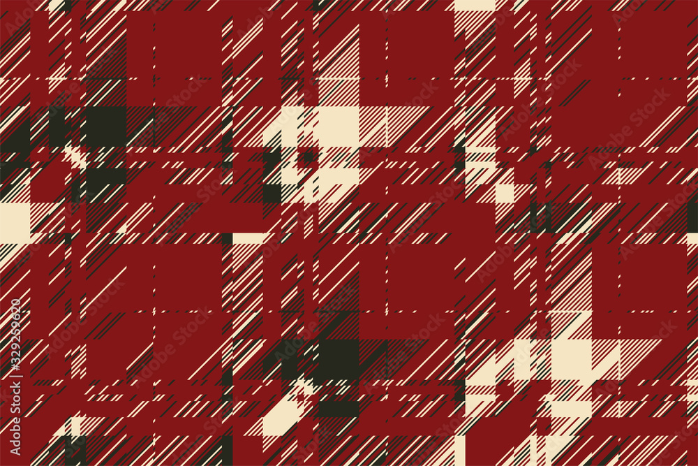 Poster modern glitch background. color geometric abstract pattern vector.