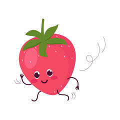 Fresh strawberries, berries, natural product