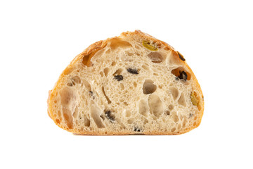 bread isolated on white background