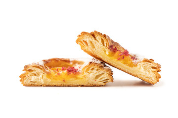 pie on white background