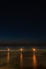 spiaggia notturna a pesaro