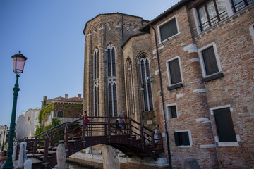 Fototapeta premium historic buildings in venice