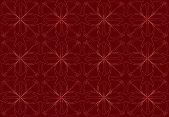 Seamless pattern design with floral background elements, beautiful ornaments