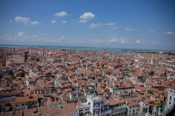 Obraz premium city in venice from above