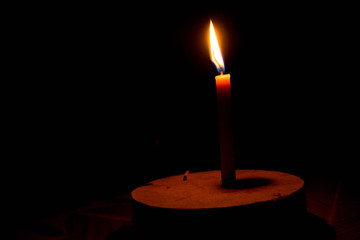 candle in the dark