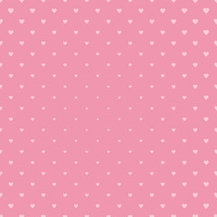 Abstract background texture. Dot and heart shape seamless pattern. Vector illustration polka style, minimalism wallpaper, flyer, cover, design. Bubble circle geometric ornament, decorative element