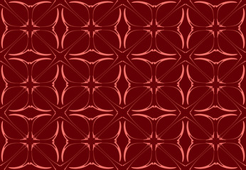 Fototapeta premium Seamless pattern design with floral background elements, beautiful ornaments