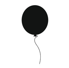 balloon icon on white background