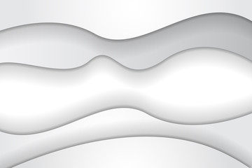 White Modern Fluid Background Composition with Gradients and Shadows