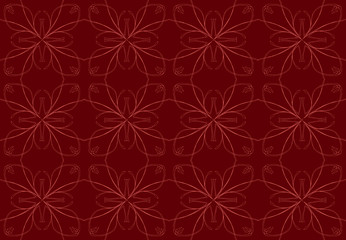 Seamless pattern design with floral background elements, beautiful ornaments