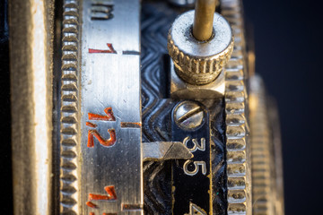 closeup of a zipper