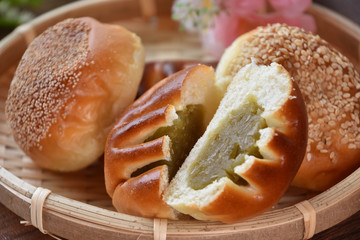 あんぱんとコーヒー