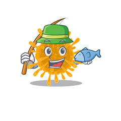 A Picture of funny Fishing coronaviruses design