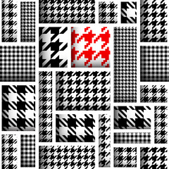 Paper cut shapes design. Seamless vector pattern.
