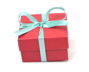 Red box on white background