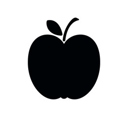 Apple icon vector logo design template