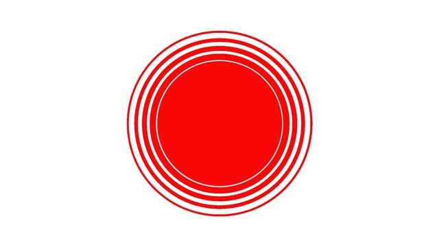 Red Ripple Nice Animation Video