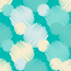 Fototapeta na wymiar Polka dots ornament. Seamless pattern. Vector illustration for web design or print.