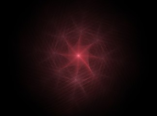 Geometric Spiral That Falls Down. Abstract Colorful Fractal Texture.