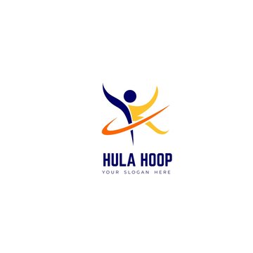 Hula Hoop Logo Template