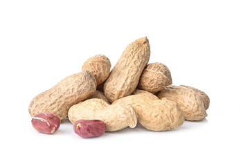  Peanut on a white background