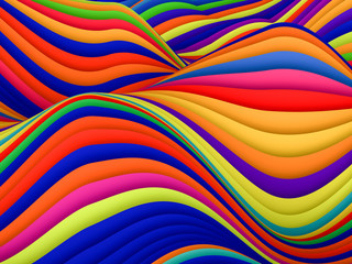 Abstract Striped Design