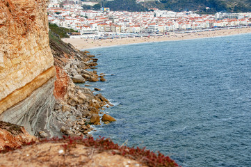 Nazaré, Portugal. Coast of the atlantic ocean.