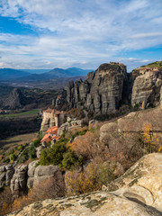 Fototapeta na wymiar The Holly Monastery of Meteora