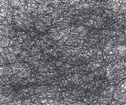 Hand drawn chaos scrawls. Random chaotic pattern. Abstract artwork. 