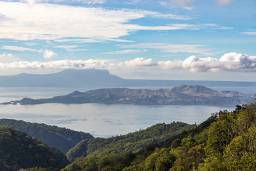 Fototapeta premium Beautiful landscape at Taal Volcano, Tagaytay