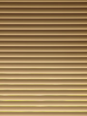 Colorful background consisting of brown rectangle in a row next to each other. Mosaic of geometric elements. Gold horizontal louver of parts