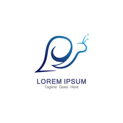 Snail Logo creative modern design inspiration vector